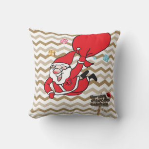 Christmas Throw Pillow, Merry Christmas Cushion