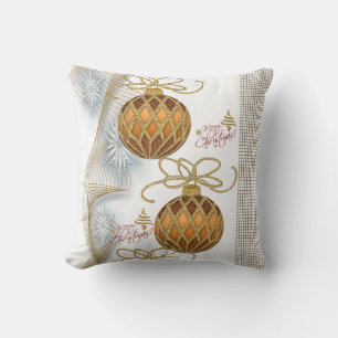Christmas Throw Pillow, Merry Christmas Cushion