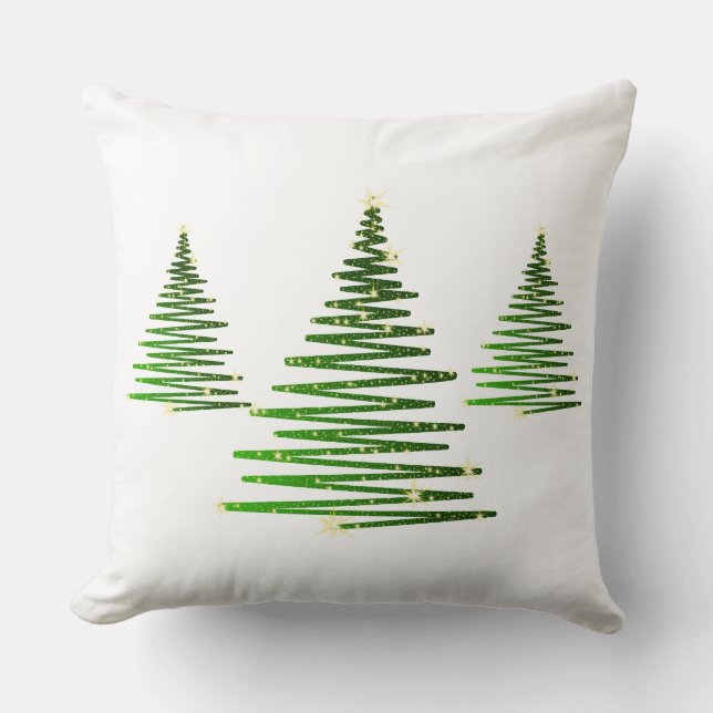 Christmas Throw Pillow-Oh Christmas Tree Cushion (Front)