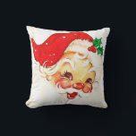 Christmas Throw Pillow Santa<br><div class="desc">Christmas Throw Pillow Something for everyone offers customised personalised items especially for you designed to enhance the beauty of your home or a loved one. This uniquely designed Christmas circle ornament will impress your friends and family. People enjoy drinking their favourite hot chocolate or coffee in this unique Christmas mug....</div>