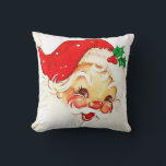 Christmas Throw Pillow Santa<br><div class="desc">Christmas Throw Pillow Something for everyone offers customised personalised items especially for you designed to enhance the beauty of your home or a loved one. This uniquely designed Christmas circle ornament will impress your friends and family. People enjoy drinking their favourite hot chocolate or coffee in this unique Christmas mug....</div>