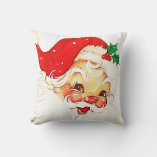 Christmas Throw Pillow Santa