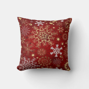Christmas Throw Pillow/Snow Flakes Cushion