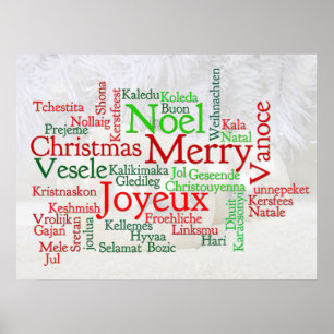 Christmas Tidings Around The World Poster