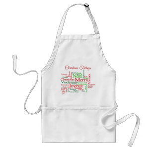 Christmas Tidings Around The World Standard Apron