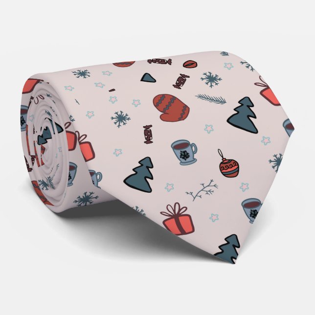 Christmas Tie (Rolled)