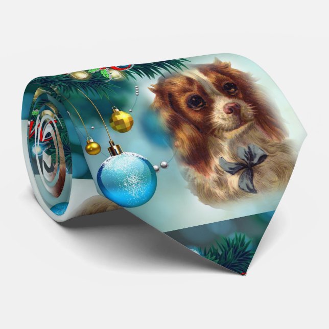 Christmas Tie, Merry Christmas Tie (Rolled)