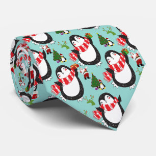 Christmas Tie, Penguin Tie