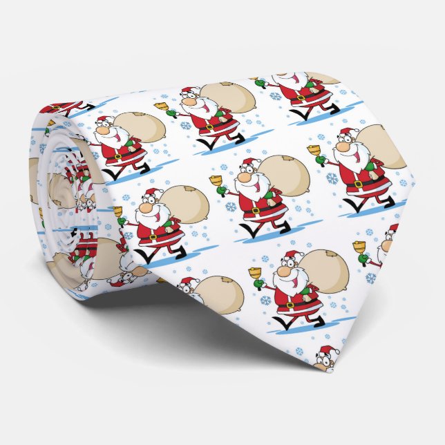 Christmas Tie/Santa Tie (Rolled)