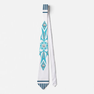Christmas Tie, Snowflake Tie