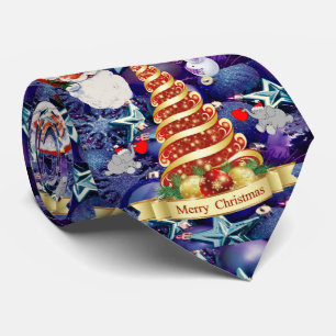 Christmas Tie, Snowman Tie