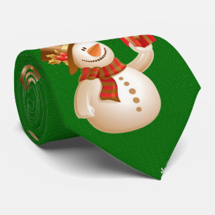 Christmas Tie, Snowman Tie
