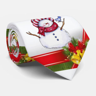 Christmas Tie, Snowman Tie