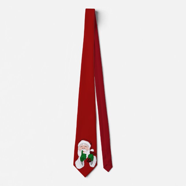 Christmas Ties Cute Santa Clause Necktie Customise (Front)