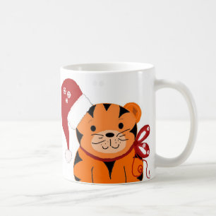 Christmas Tiger Coffee Mug
