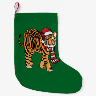 Christmas Tiger Stocking
