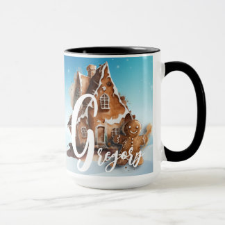 Christmas Time Alphabet Customisable Mug