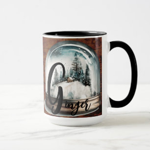 Christmas Time Alphabet Customisable Mug