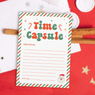 Christmas Time Capsule Game Card