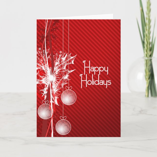 Christmas Time Holiday Card (Front)