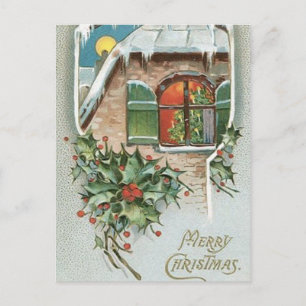 Christmas Time Holiday Postcard