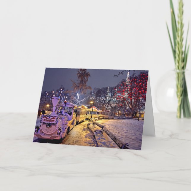 Christmas Time In Vienna Card (Front)
