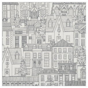 christmas time iron pearl fabric