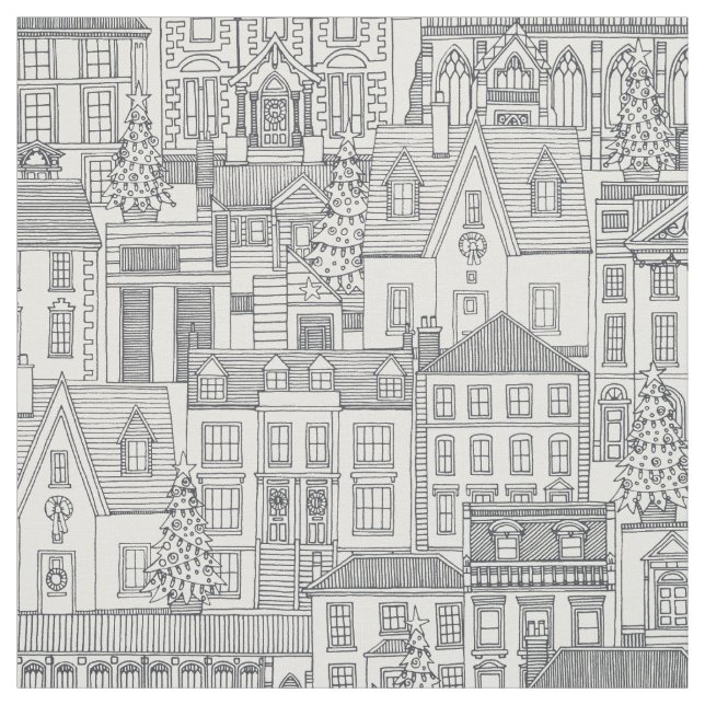 christmas time iron pearl fabric (Swatch)