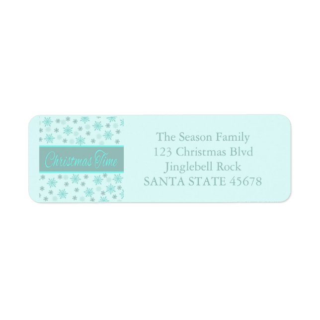 Christmas Time label (Front)