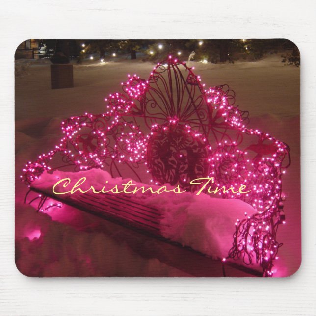 Christmas Time Mouse Mat (Front)