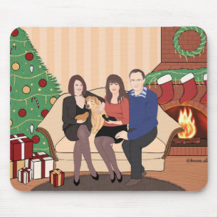 Christmas time mouse mat