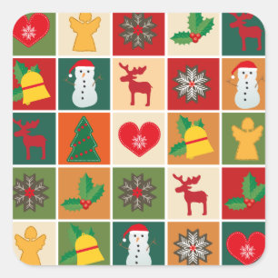 christmas time stickers
