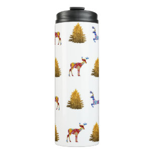Christmas Time thermal tumbler