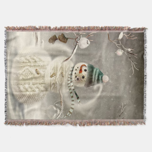 Christmas Time Throw Blanket (Front)