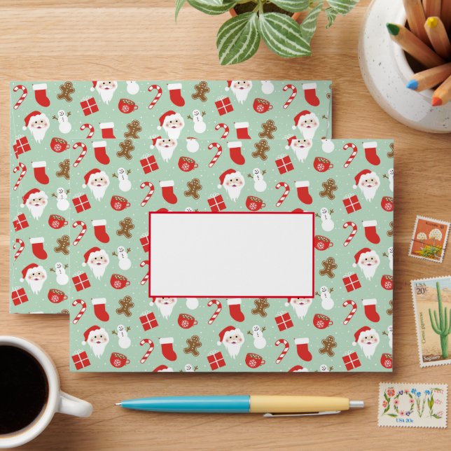 Christmas Time w/ Address Box - Envelope (Desk)