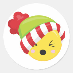 Christmas Time Winter Emoji Stickers
