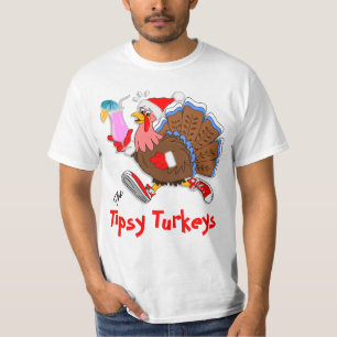 Christmas Tipsy Turkey (Cocktail) - LS Sport-Tek T-Shirt