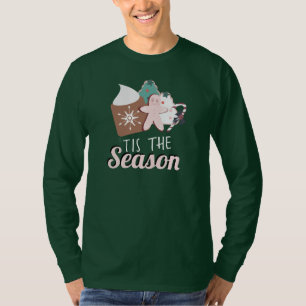 Christmas Tis the Season Cookies Hot Chocolate   T-Shirt
