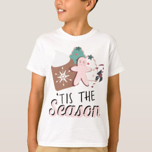 Christmas Tis the Season Cookies Hot Chocolate   T-Shirt