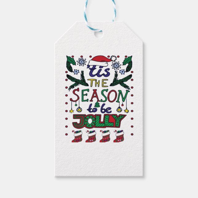 Christmas Tis The Season Gift Tags (Front)