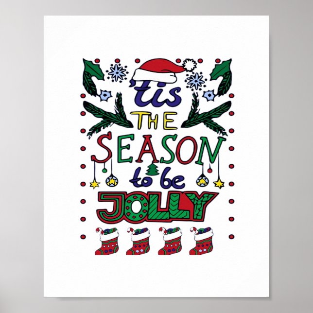 Christmas Tis The Season Poster (Front)