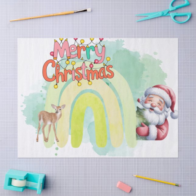 Christmas  tissue paper (Craft)