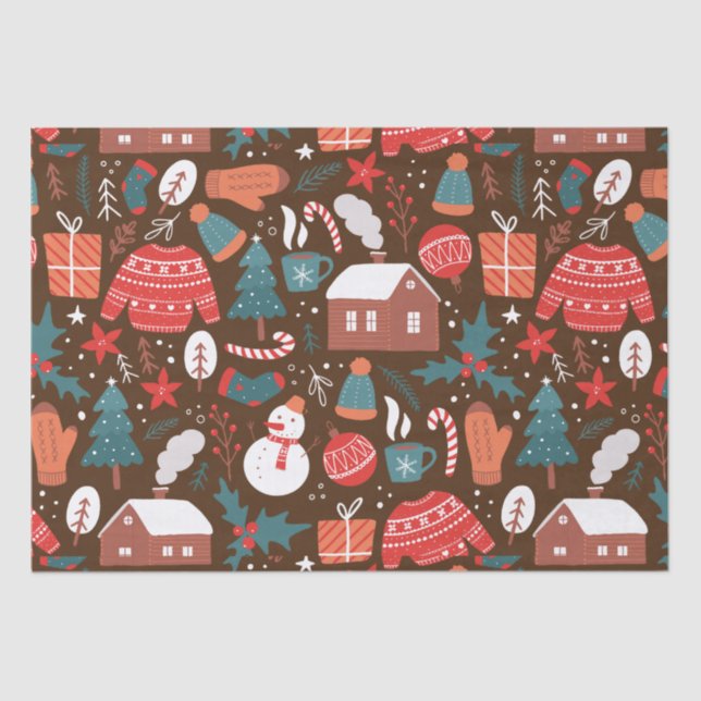 Christmas  tissue paper (Front)