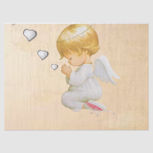 Christmas Tissue Paper, Christmas Angel Tissue Paper (Front)