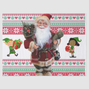 Christmas Tissue Paper, Santa, Elf Tissue Paper
