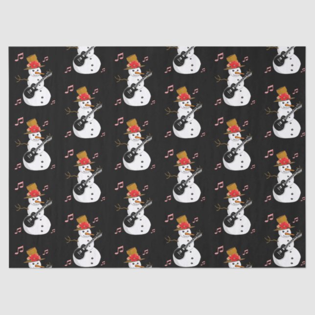 Christmas Tissue Paper, Snowman Tissue Paper (Front)