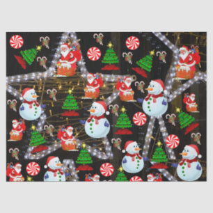 Christmas Tissue Paper, Snowman Tissue Paper