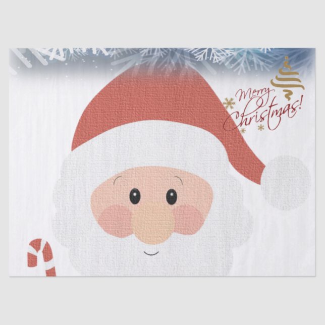 Christmas Tissue Paper, Snowman Tissue Paper (Front)