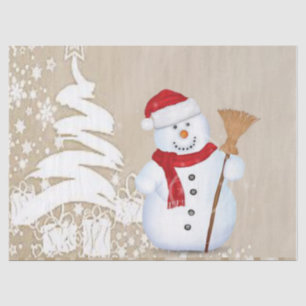 Christmas Tissue Paper, Snowman Tissue Paper