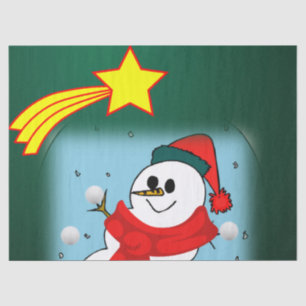 Christmas Tissue Paper, Snowman Tissue Paper